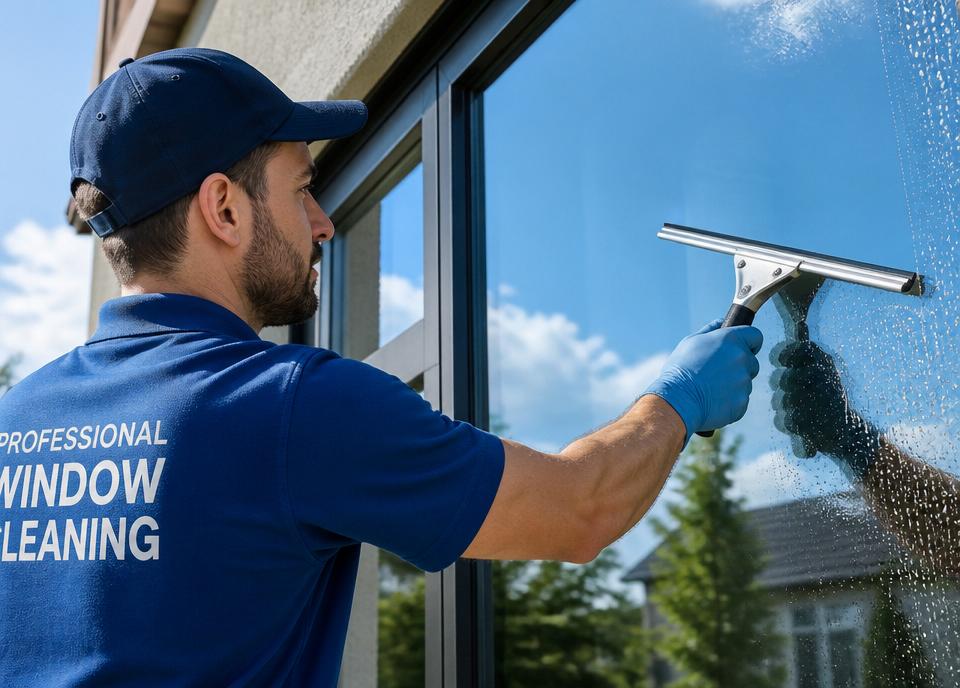 Residential window cleaning service